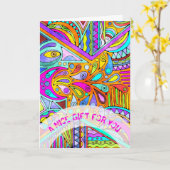 EDDArtが描いた手 – Blah Blah Blah 1 カード (黄色い花)