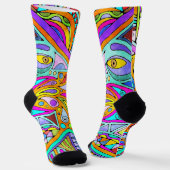 EDDArtが描いた手 – Blah Blah Blah 1 ソックス (傾斜あり)