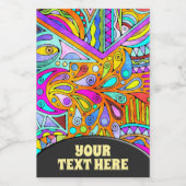 EDDArtが描いた手 – Blah Blah Blah 1 フードラベル (シングルラベル)