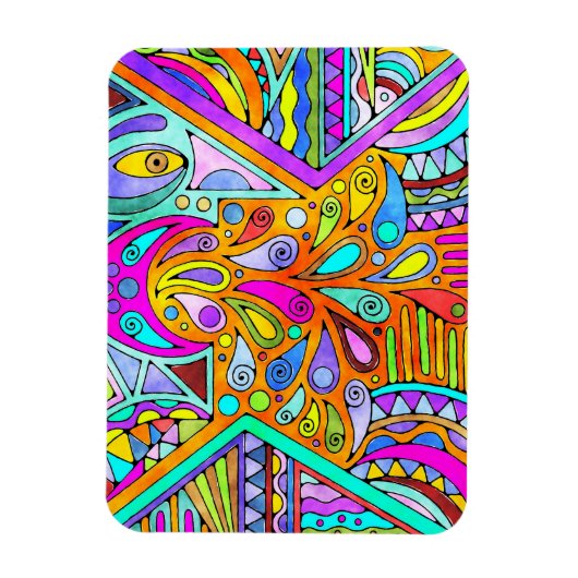 EDDArtが描いた手 – Blah Blah Blah 1 マグネット (縦)