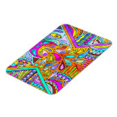 EDDArtが描いた手 – Blah Blah Blah 1 マグネット (左側)