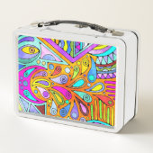 EDDArtが描いた手 – Blah Blah Blah 1 メタルランチボックス (裏面)