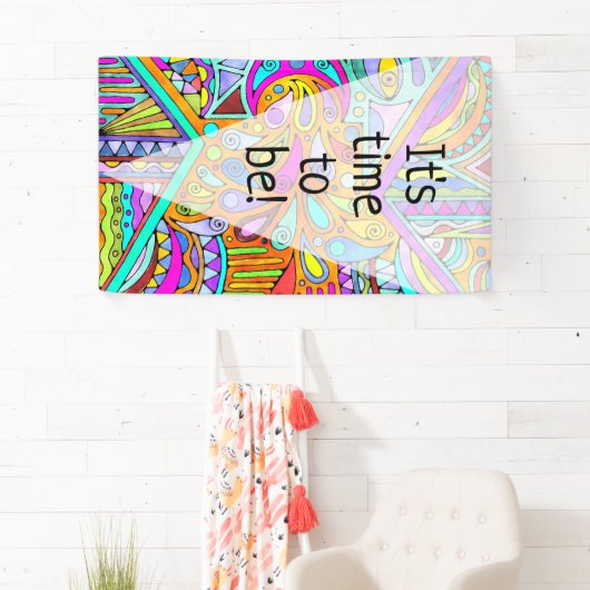 EDDArtが描いた手 – Blah Blah Blah 1 横断幕 (インサイチュ)