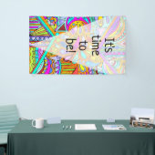 EDDArtが描いた手 – Blah Blah Blah 1 横断幕 (トレードショー)