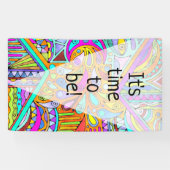 EDDArtが描いた手 – Blah Blah Blah 1 横断幕 (横)