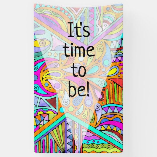 EDDArtが描いた手 – Blah Blah Blah 1 横断幕 (縦)