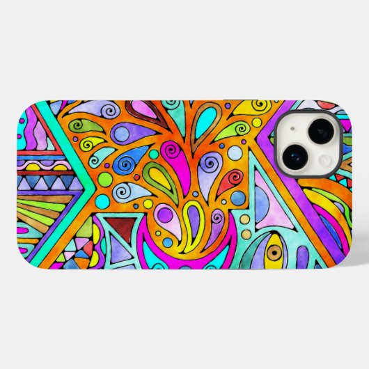 EDDArtが描いた手 – Blah Blah Blah 1 Case-Mate iPhoneケース (裏面 (横))