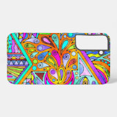 EDDArtが描いた手 – Blah Blah Blah 1 Samsung Galaxyケース (裏面横)