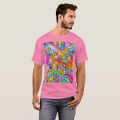 EDDArtが描いた手 – Blah Blah Blah 1 Tシャツ (正面フル)