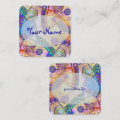 EDDArtが描いた手 – Dream Scale 1a スクエア名刺 (正面/裏面)