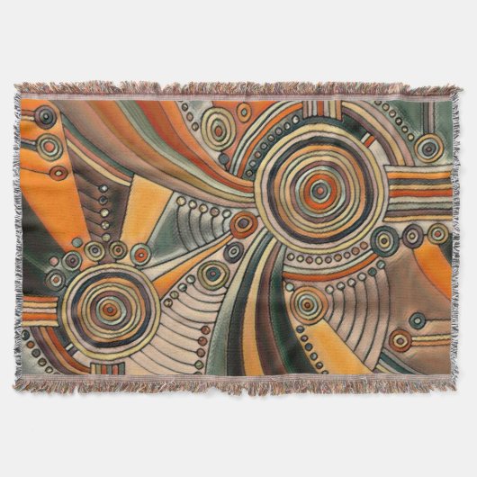 EDDArtによって手書き – 考え1 スローブランケット (正面)