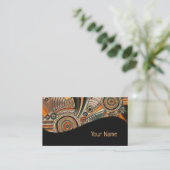 EDDArtによって手書き – 考え1 名刺 (スタンド正面)