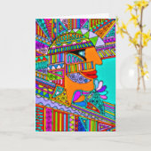 EDDArtによって描かれた手 – ファラオ1 カード (黄色い花)