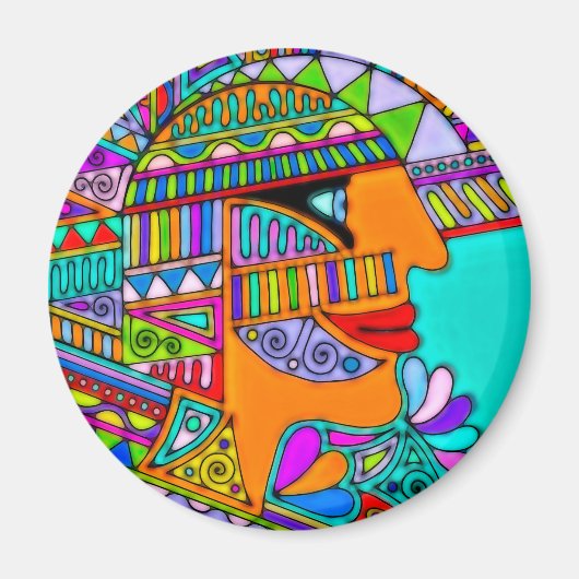 EDDArtによって描かれた手 – ファラオ1 マグネット (正面)