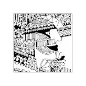 EDDArtによって描かれた手 – ファラオ1 ラバースタンプ (インプリント)