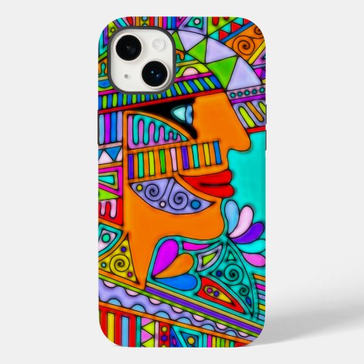 EDDArtによって描かれた手 – ファラオ1 Case-Mate iPhoneケース (裏面)