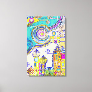 EDDArtによって描画された手来引- 8 キャンバスプリント