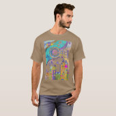 EDDArtによって描画された手来引- 8 Tシャツ (正面フル)