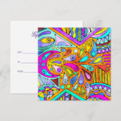 EDDArtによる手描き作品 - ブラブラブラ 1 (正面/裏面)