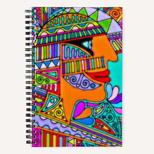 EDDArtによる手描き - ファラオ1 ノートブック (正面)