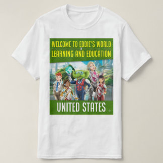 Eddie's World of 学 and Educationへようこそ Tシャツ