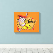 Eddyキャラクター図 キャンバスプリント (インサイチュ (ウッドフロア))