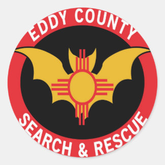 Eddy County SARステッカー ラウンドシール