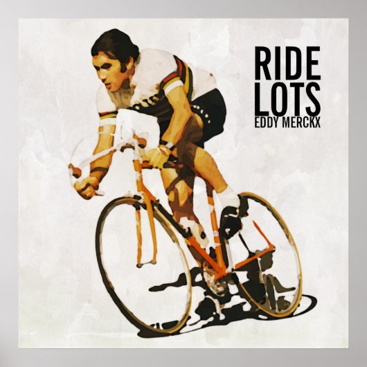 Eddy Merckxポスやる気を起こさせるター ポスター (正面)