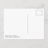 Edelfelt Parisian lady in a peiginir CC0045 ポストカード (裏面)