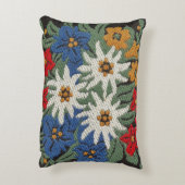 Edelweissのスイスの高山の花 アクセントクッション (裏面(縦))