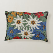 Edelweissのスイスの高山の花 アクセントクッション (裏面)