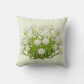 Edelweissのスイス山によっては枕が開花します クッション (正面)