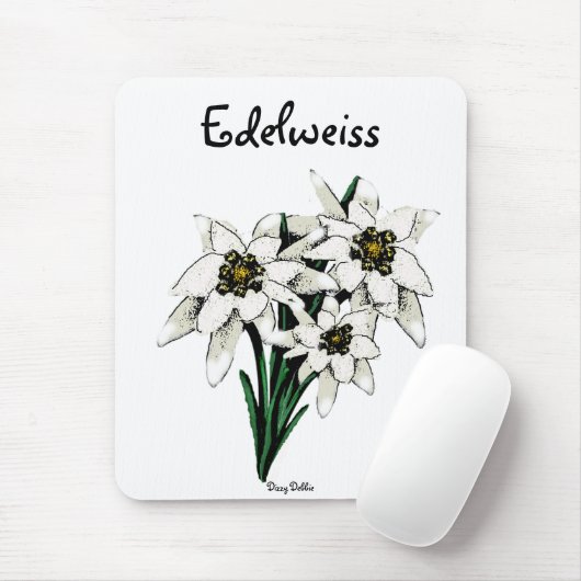 Edelweissの花 マウスパッド (マウス)