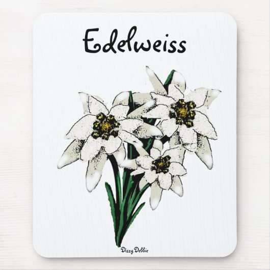 Edelweissの花 マウスパッド (正面)