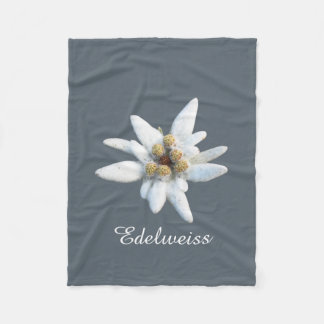 Edelweissの開花 フリースブランケット