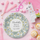 Edelweiss手図解入りの、写真付きの水パーソナライズされた色 ペーパープレート (パーティー)