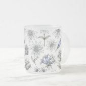 Edelweiss and Gentian Flower Mug フロストグラスマグカップ (正面右)