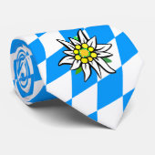 Edelweiss auf Rauten ネクタイ (ロール)