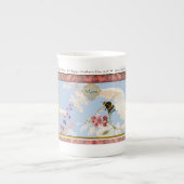 'Eden' 磁器マグカップ ボーンチャイナマグカップ (正面)