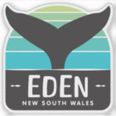 Eden, New South Wales Australiaステッカー シール (正面)