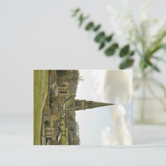 Edensor村と教会 – はがき (スタンド正面)