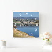Edersee Bucht bei Bringhausen スクエア壁時計 (ホーム)