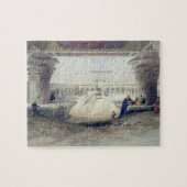 Edfouの寺院の柱廊玄関の下から眺め、の上で ジグソーパズル (横)