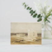 Edfu、古代Apollinopolis、上部のエジプトの寺院 ポストカード (スタンド正面)