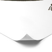 Edgar Alan Poeと署名 ポスター (角)