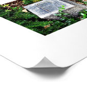 EDGAR ALAN POE足マーカーBALTIMORE MD 021911 ポスター (角)