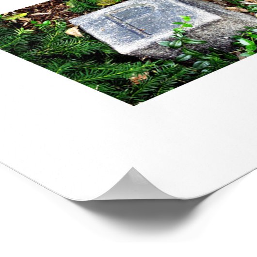 EDGAR ALAN POE足マーカーBALTIMORE MD 021911 ポスター (角)