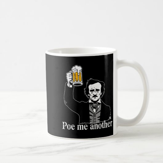 Edgar Allan E Me Another Raven Nevermore Gothic Gi コーヒーマグカップ (右)