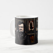 Edgar Allan Poe コーヒーマグカップ (正面左)