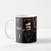 Edgar Allan Poe コーヒーマグカップ (左)